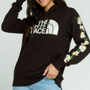North Face flower hoodie
